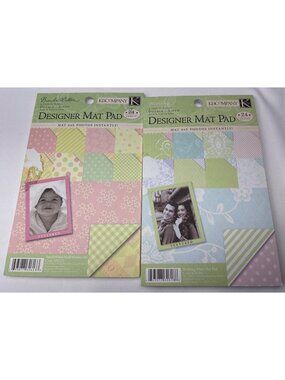 K&Company 4x6 Designer Mat Pad Wedding Baby Themes 42 Double-sided Sheets